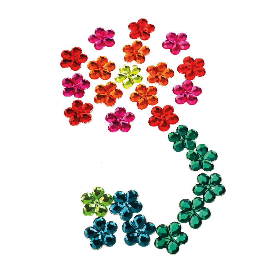 Bauspiel Flower Sparkling Stones 60