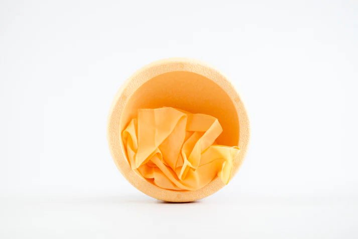 Laura's Play Cotton Light Orange 90 x 90 cm - vendor-unknown - Honeybee Toys