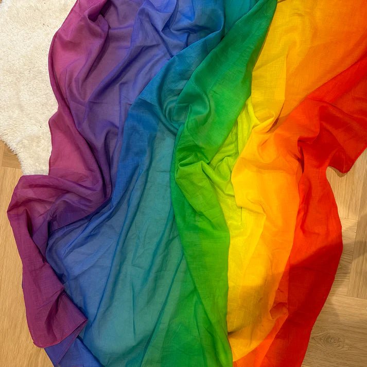Laura's Play Cotton Rainbow 145 x 145 cm - vendor-unknown - Honeybee Toys