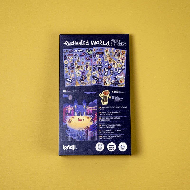 Londji Enchanted Poster and Stickers - vendor-unknown - Honeybee Toys