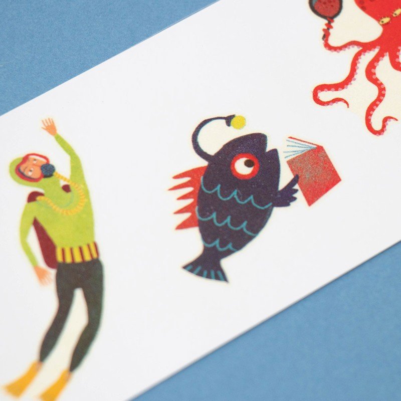 Londji Hand Tattoos Ocean - vendor-unknown - Honeybee Toys