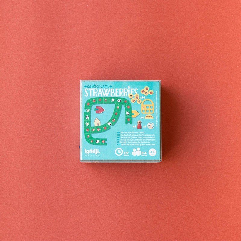 Londji Strawberries Tiny Game - vendor-unknown - Honeybee Toys