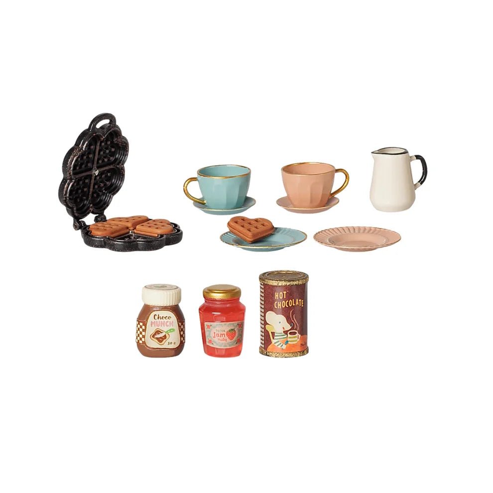Maileg Waffle Set Mouse - vendor-unknown - Honeybee Toys