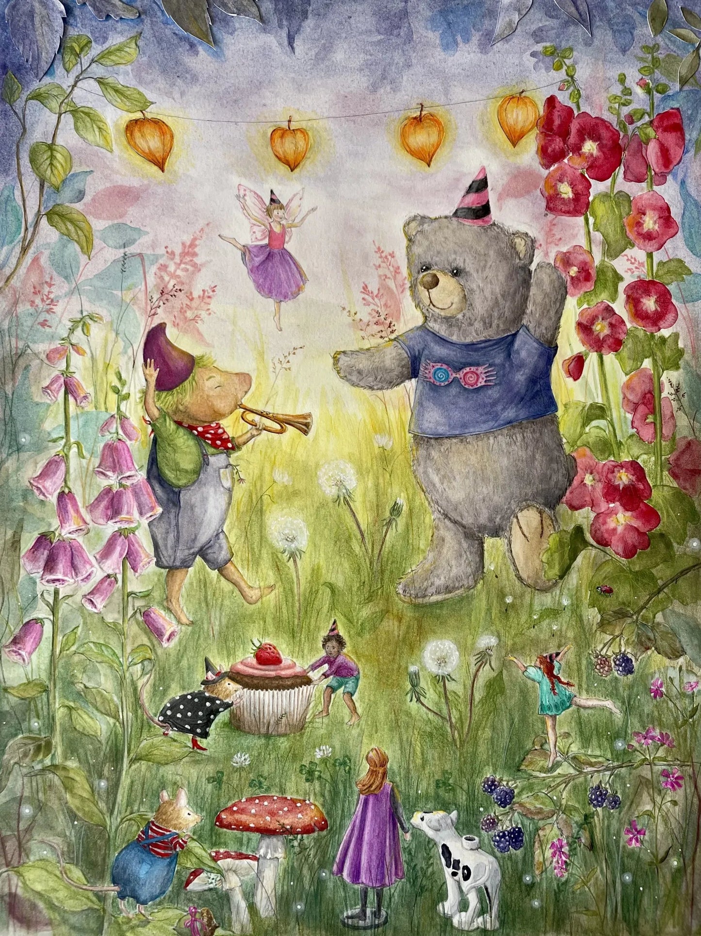 Postcard Polar's Summer Party - vendor-unknown - Honeybee Toys