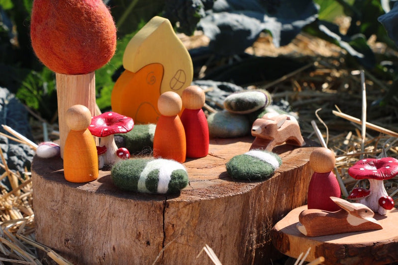 Making Felted Stones