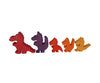Bauspiel Dragon Family Warm Colours