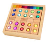 Bauspiel Colour Track with Translucent Building Cube