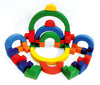 Bauspiel Corner Blocks Coloured 50 pieces