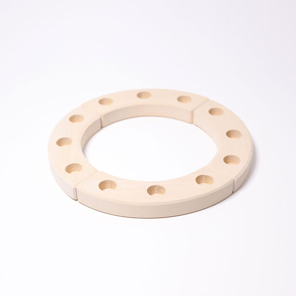 Grimm's Birthday Ring 12 holes, White