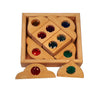 Bauspiel Fairy Tale Window Natural 12 Pieces