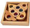 Bauspiel Fairy Tale Window Natural 12 Pieces