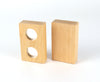 Bauspiel Fairy Tale Window Blocks, Natural with Mirror Pane