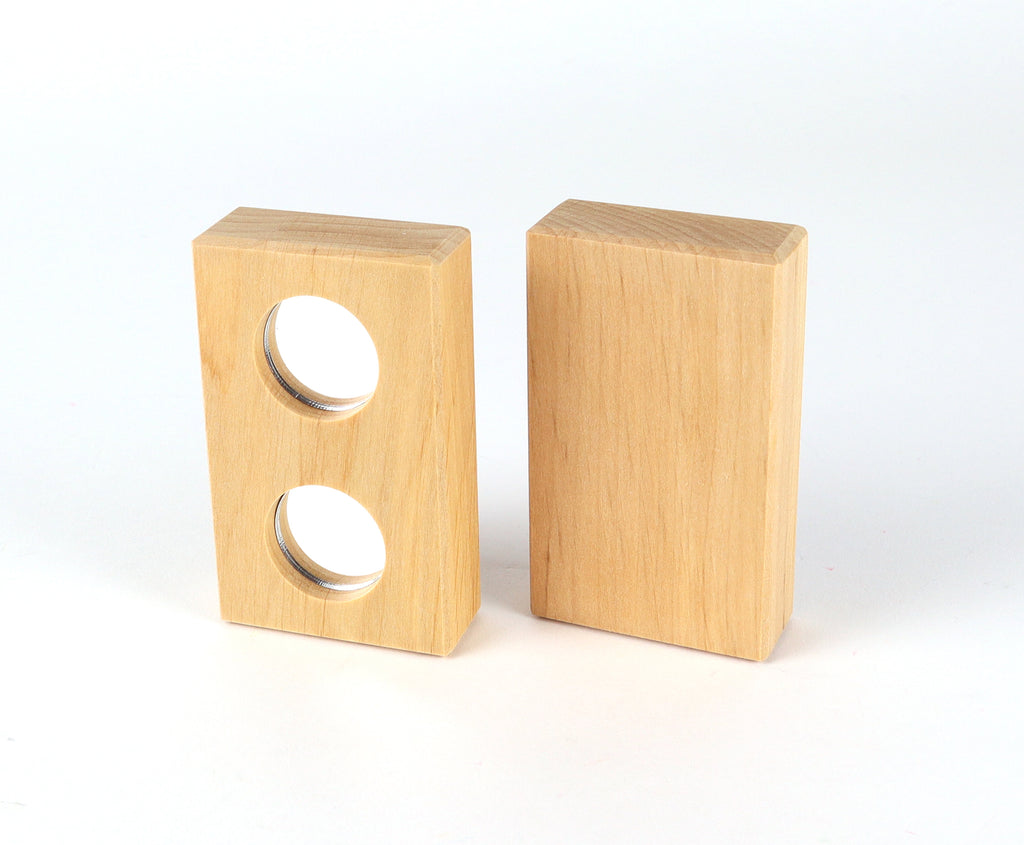 Bauspiel Fairy Tale Window Blocks, Natural with Mirror Pane