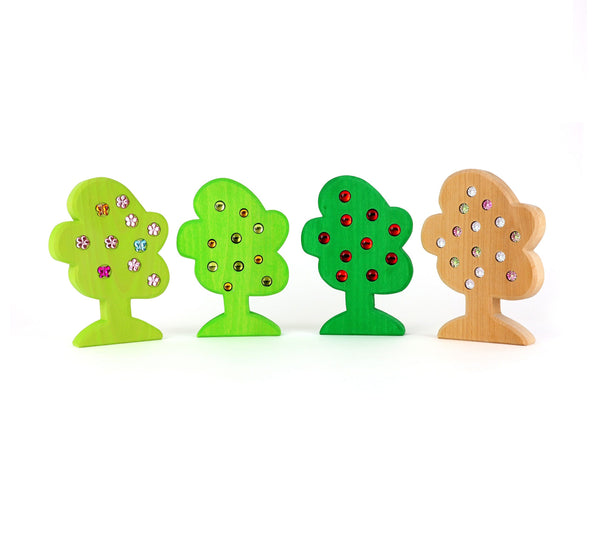 Bauspiel Season Trees Set of 4