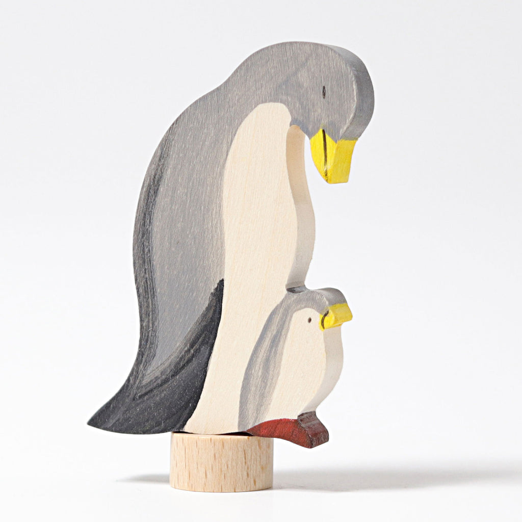 Grimm's Penguin Decoration Handpainted