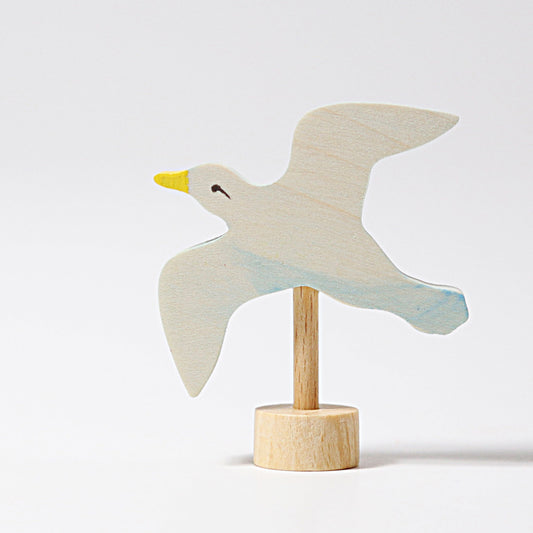 Grimm's Seagull Decoration Handpainted