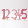 Grimm's Number Set Rose  1 - 5