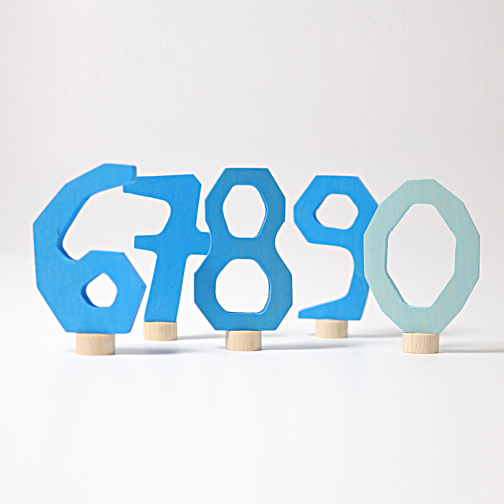 Grimm's Number Set Blue 6-9&0