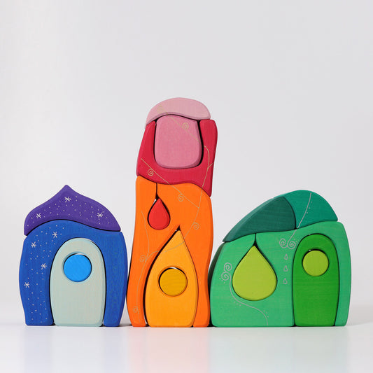 Grimm's Fairy Village, 17 Pieces