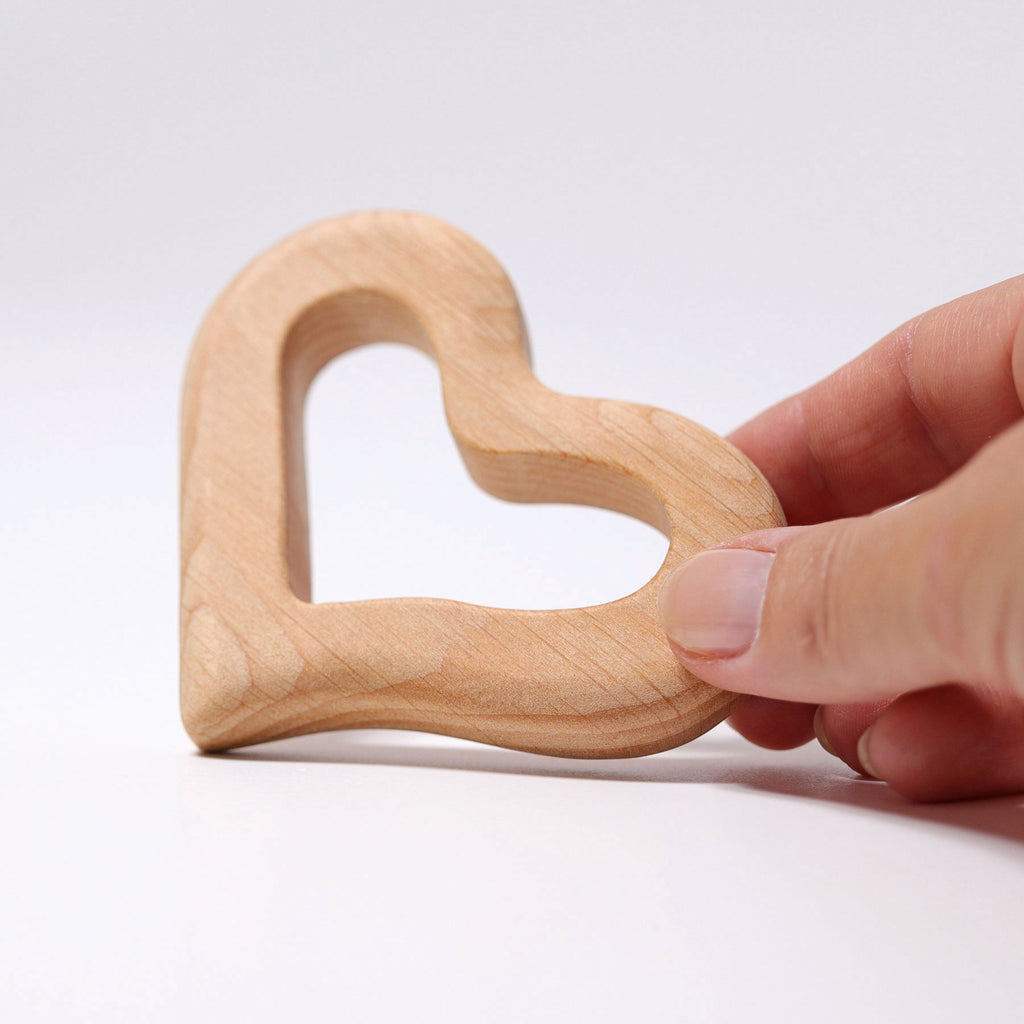 Grimm's Grasping Toy Smooth Heart