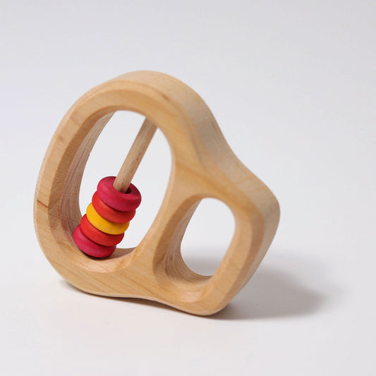 Grimm's Rattle with Rings Red