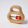 Grimm's Rattle with Rings Red