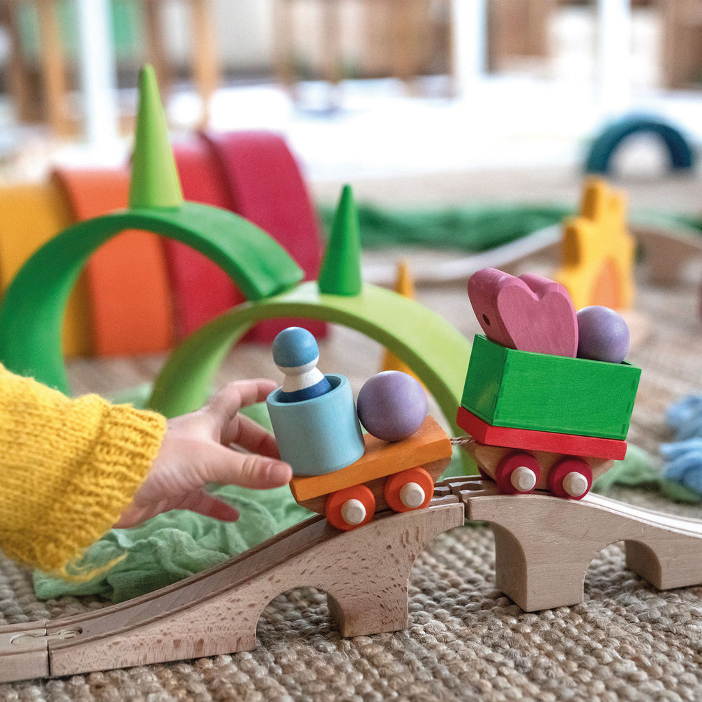 Grimm's Building Set Wooden Train 40% off (Was $130.00 now $78.00)