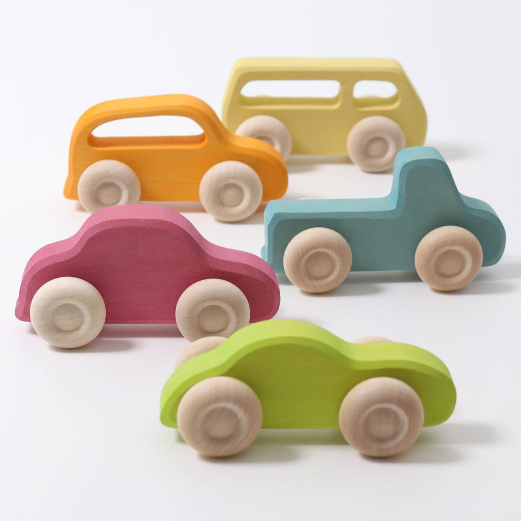 Grimm's Cars Slimline, set of 5