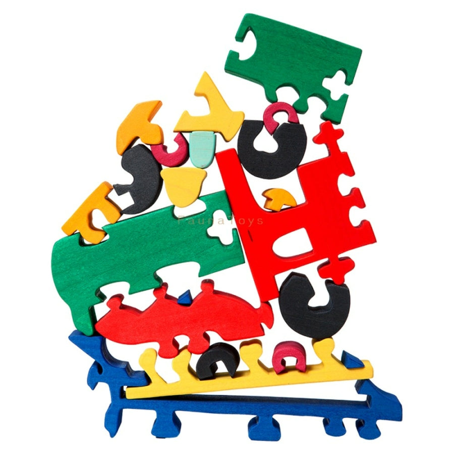 Fauna Puzzle Locomotive