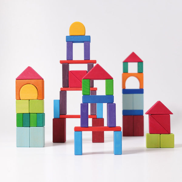 Grimm's Blocks Geometric Coloured, 60