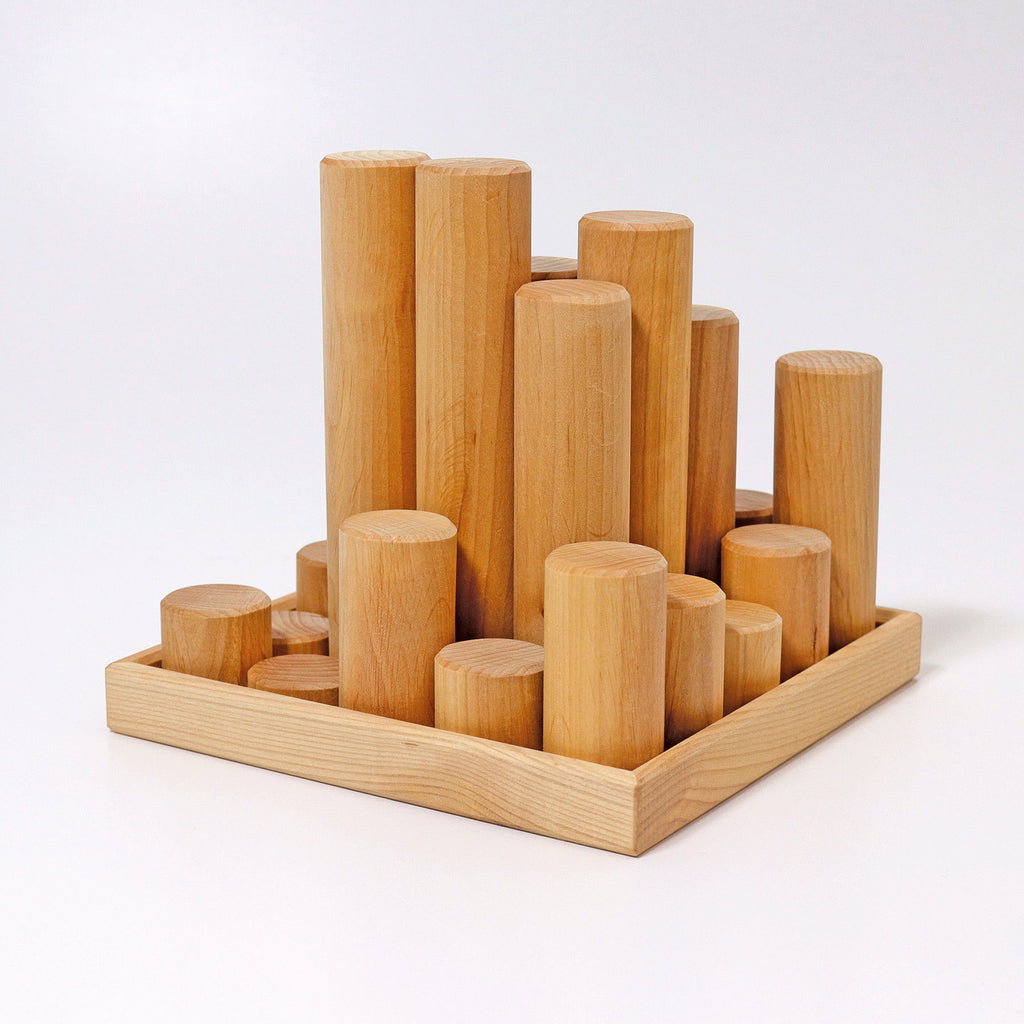 Grimm's Rollers Large Building Set Natural (Was $140.70 Now $84.00)
