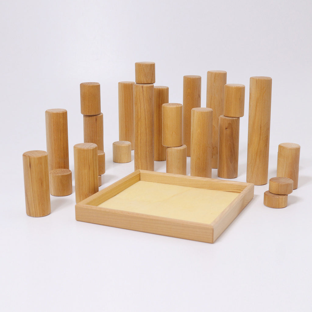 Grimm's Rollers Large Building Set Natural (Was $140.70 Now $84.00)