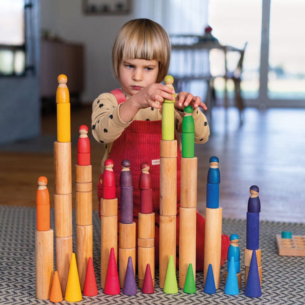 Grimm's Rollers Large Building Set Natural (Was $140.70 Now $84.00)