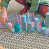 Grimm's Rollers Large Building Set Pastel (Was $140.70 Now $84.00)