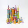 Grimm's Rollers Large Building Set Pastel (Was $140.70 Now $84.00)