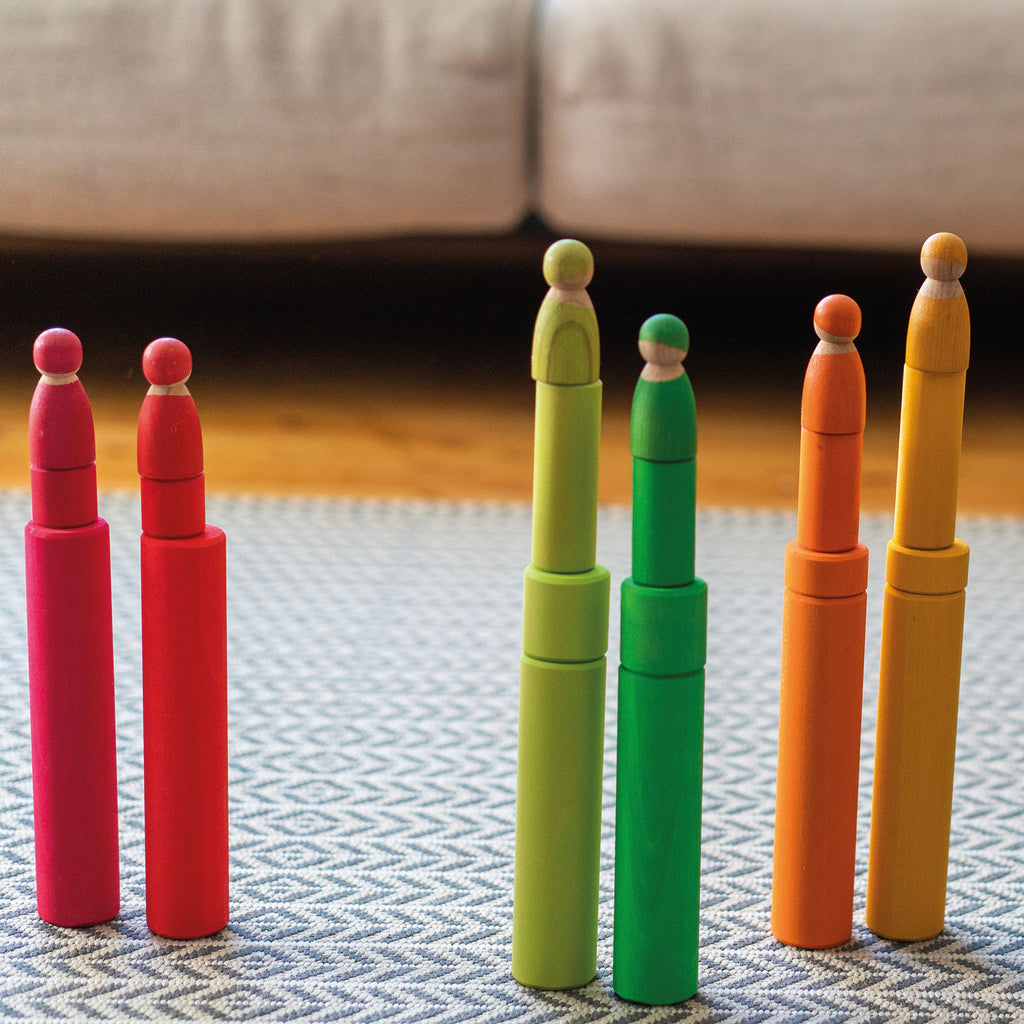 Grimm's Rollers Large Building Set Rainbow (Was $140.70 Now $84.00)