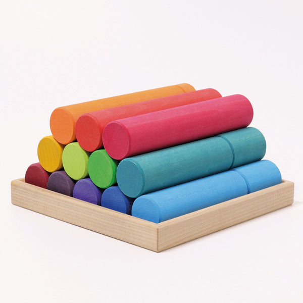 Grimm's Rollers Large Building Set Rainbow (Was $140.70 Now $84.00)