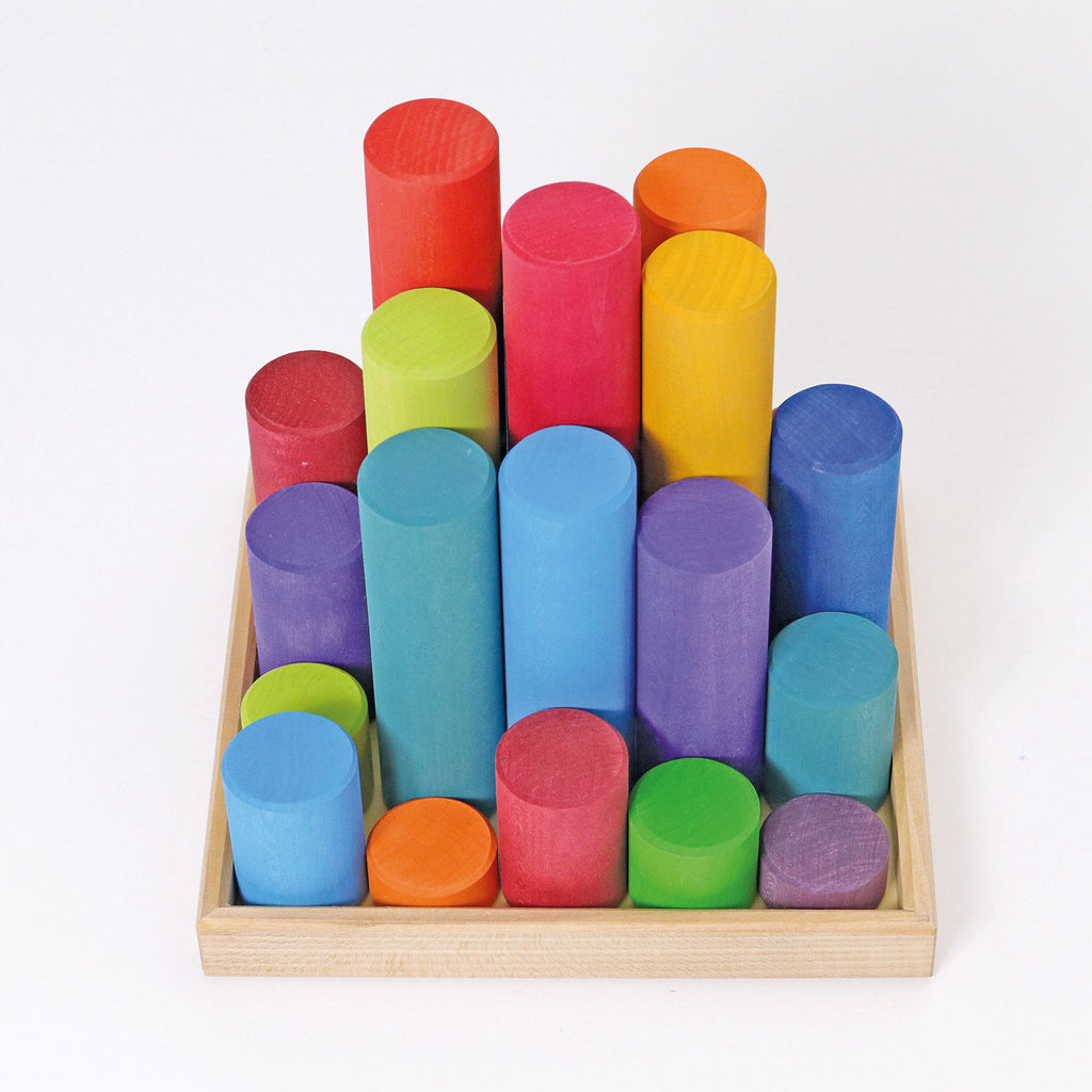 Grimm's Rollers Large Building Set Rainbow (Was $140.70 Now $84.00)