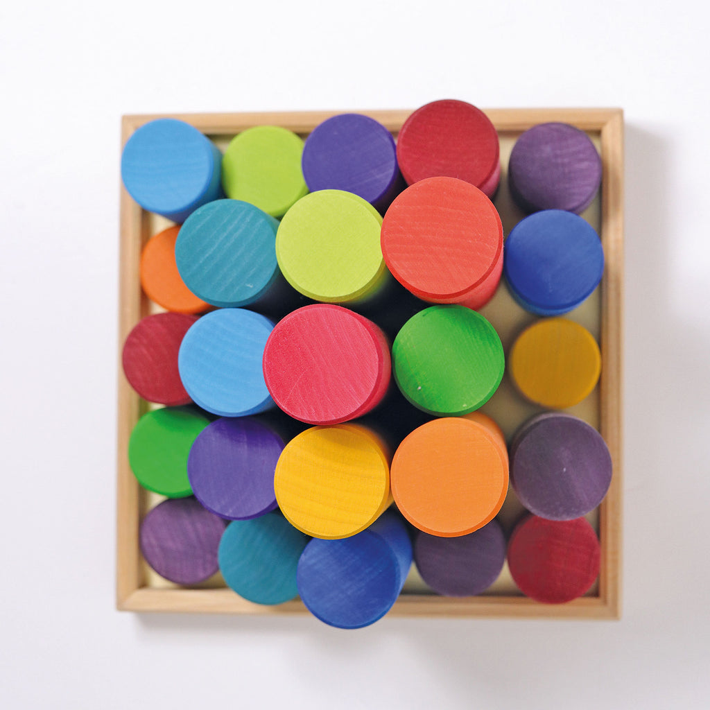 Grimm's Rollers Large Building Set Rainbow (Was $140.70 Now $84.00)