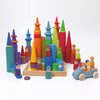 Grimm's Rollers Large Building Set Rainbow (Was $140.70 Now $84.00)