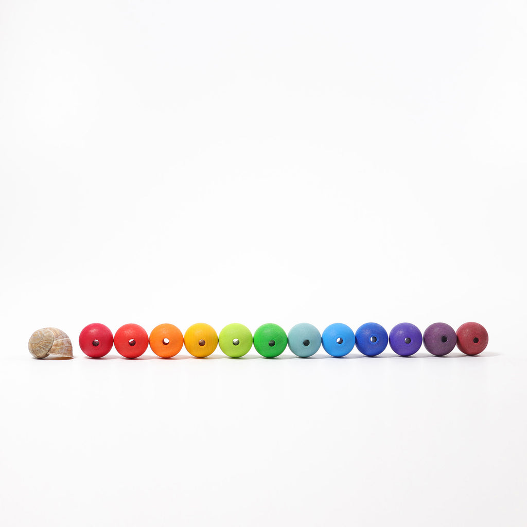 Grimm's Beads Coloured - 36 x 30 mm