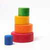 Grimm's Stacking Bowls Red