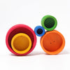 Grimm's Stacking Bowls Red