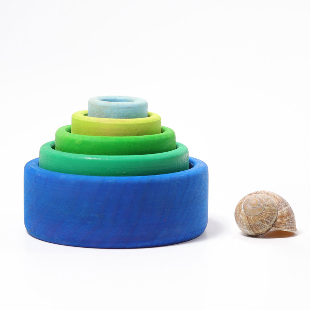Grimm's Stacking Bowls Ocean 40% off (Was $57.90 now $34.74)