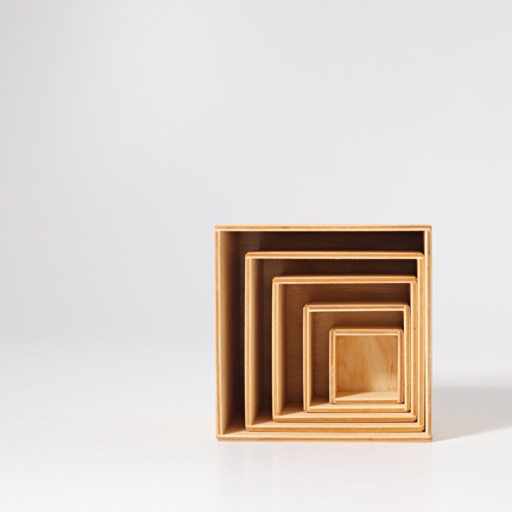 Grimm's Stacking Boxes Small Natural