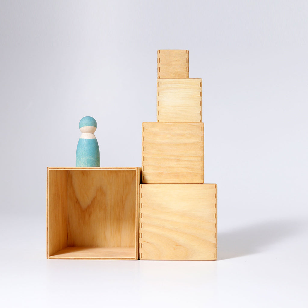 Grimm's Stacking Boxes Small Natural