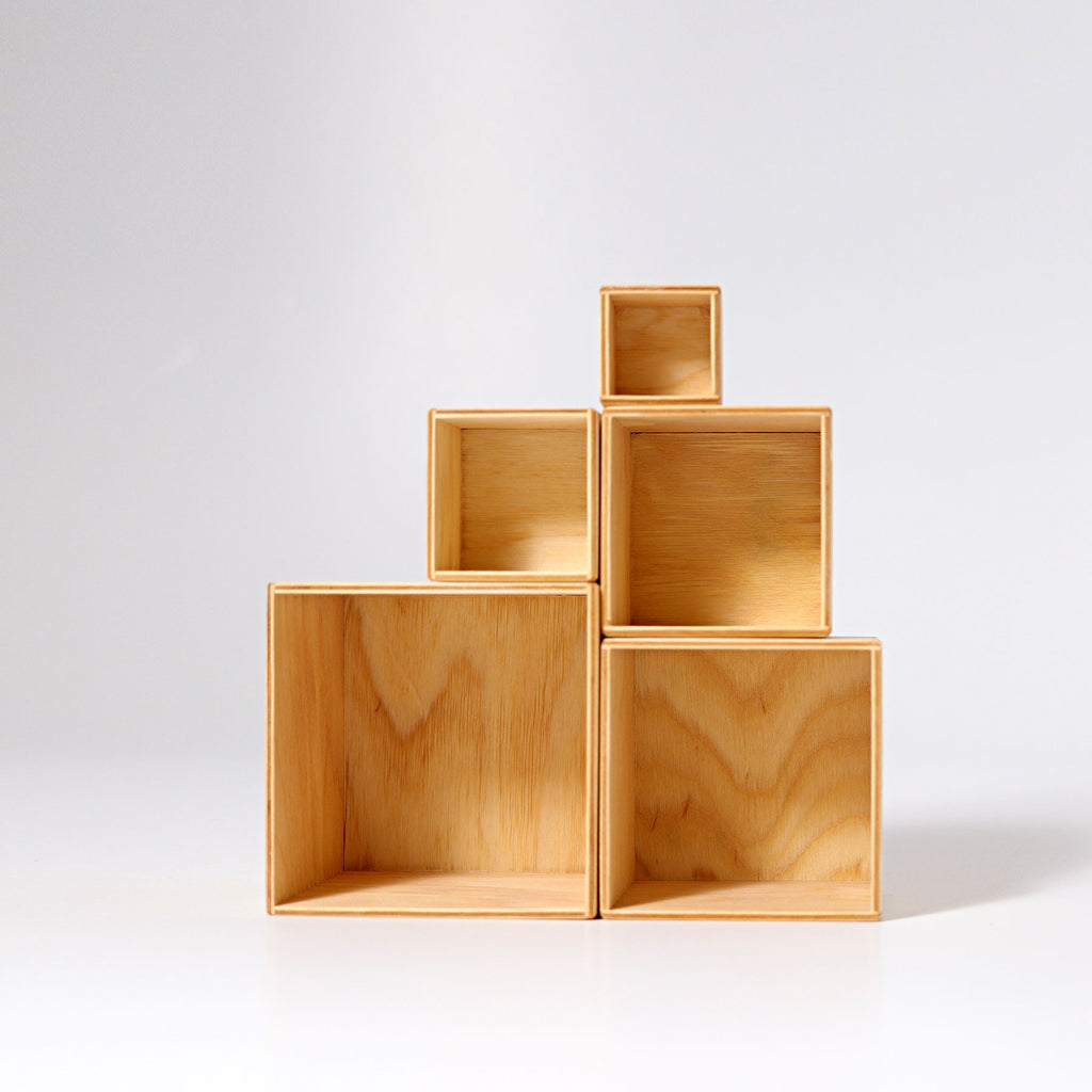 Grimm's Stacking Boxes Small Natural