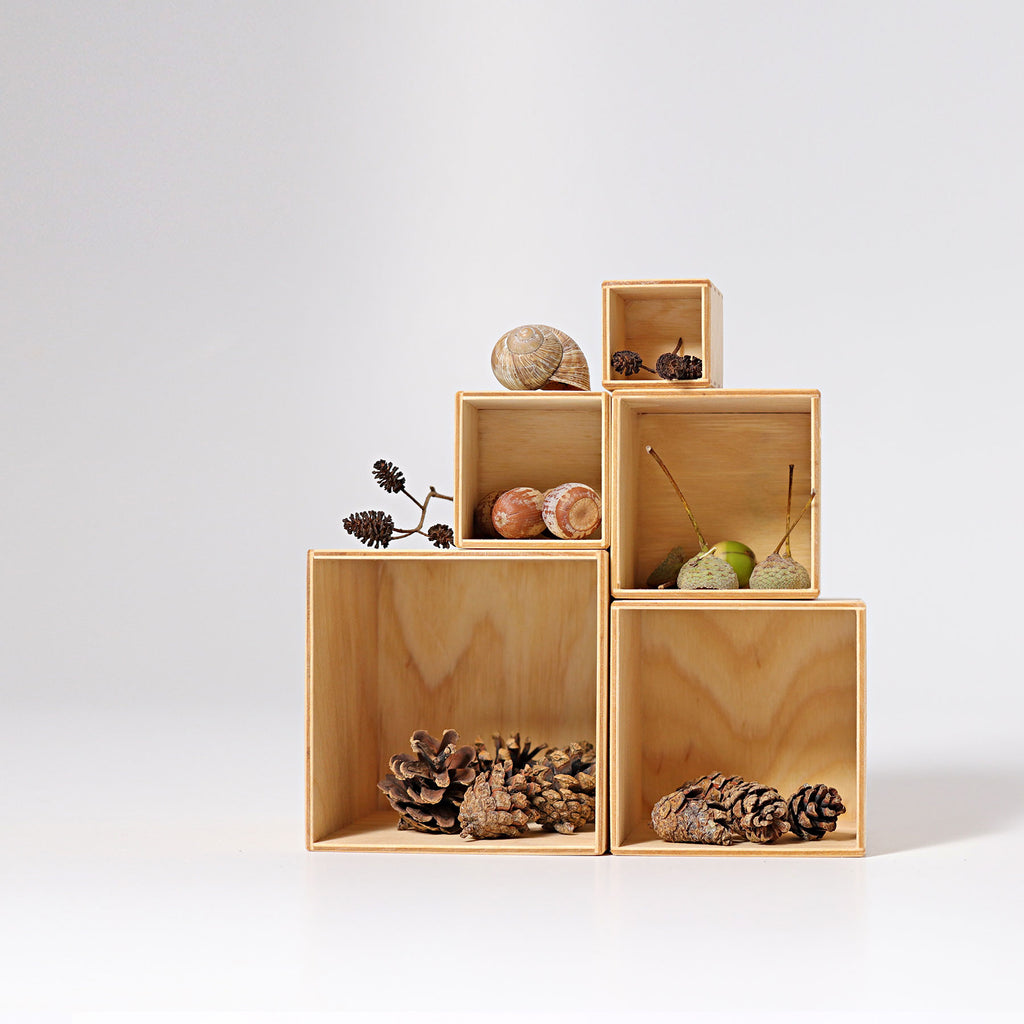 Grimm's Stacking Boxes Small Natural