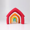 Grimm's Stacking House Coloured