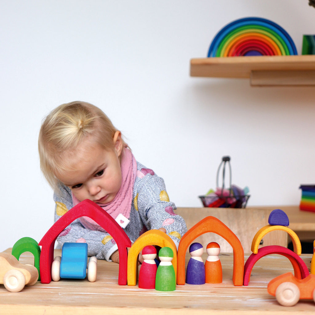 Grimm's Stacking House Coloured